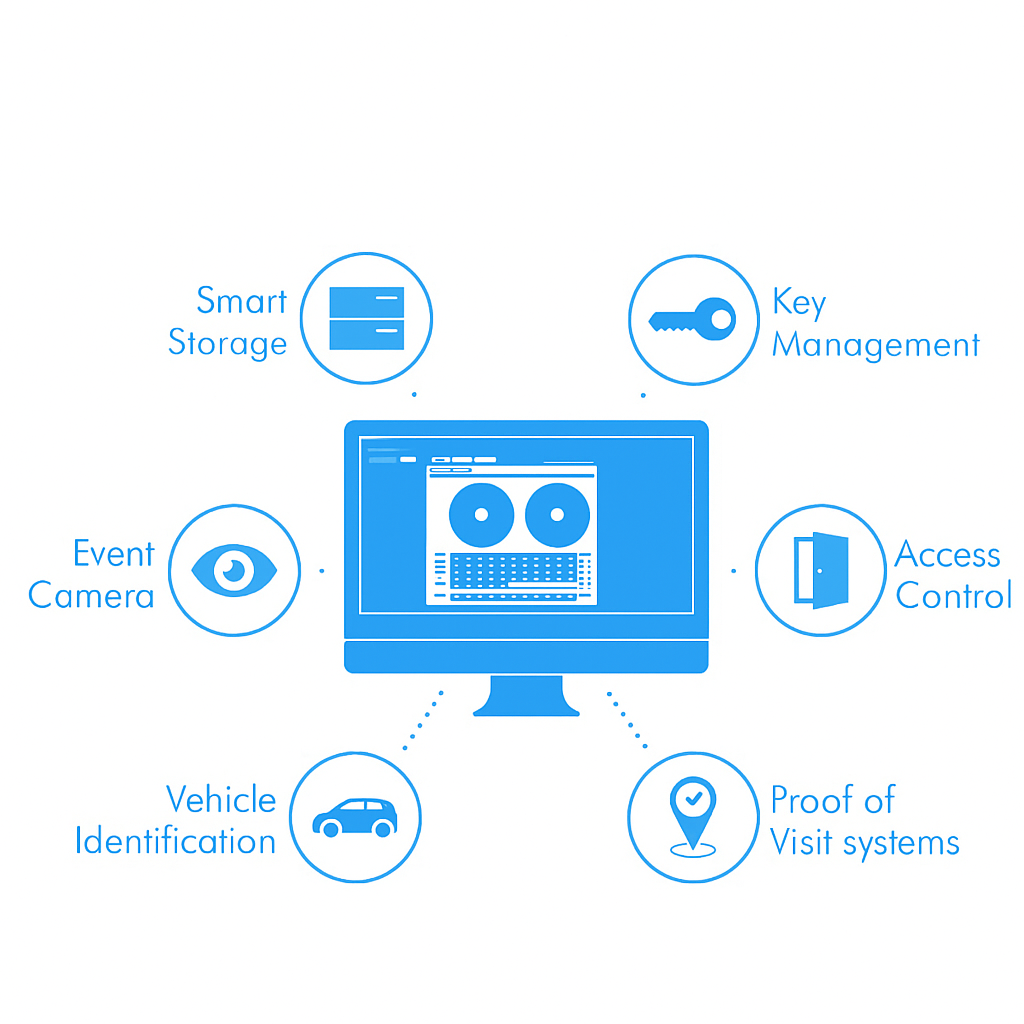 People searching for lost keys - professional key management solution